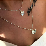 LA FLEUR DOUBLE NECKLACE