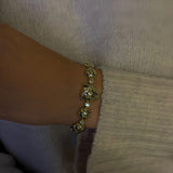 BERRY CRYSTAL LUXE KEDJA Armband