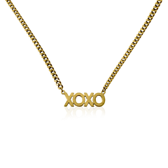 Statement Chain Necklace - XOXO