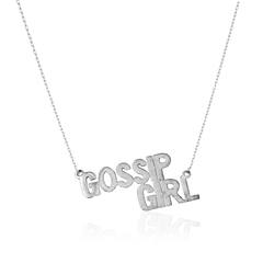 STATEMENT QUOTE Necklace - GOSSIP GIRL