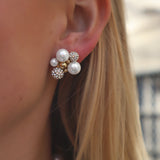 BERRY PEARL SPARKLE STUDS Örhängen