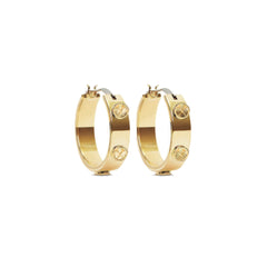 PEG HOOP EARRINGS