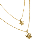 LA FLEUR DOUBLE NECKLACE